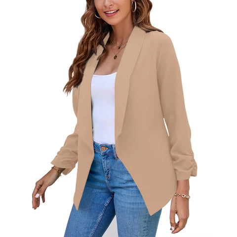 Female Office Lady Nine Quarter Blazer