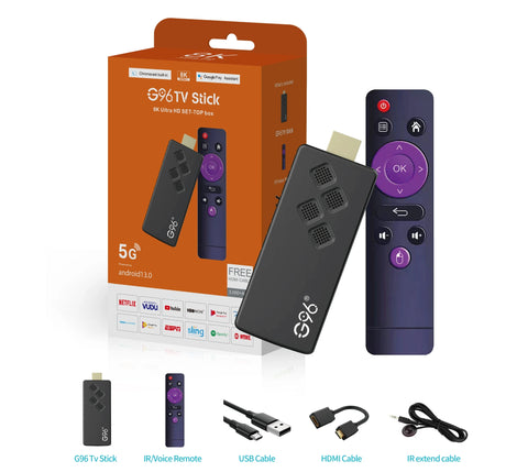 G96 TV Stick 8K Android13 Streaming Media 2GB 16GB Multi Language TV Dongle Allwinner H313 Quad Core  VS amazon fire stick