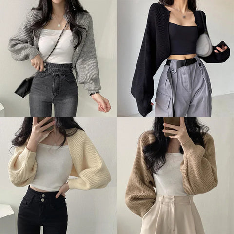 Women's Cardigan Sweaters Oversized Chunky Knit Kimono Slouchy Wrap Batwing Open Front Outwear Coat