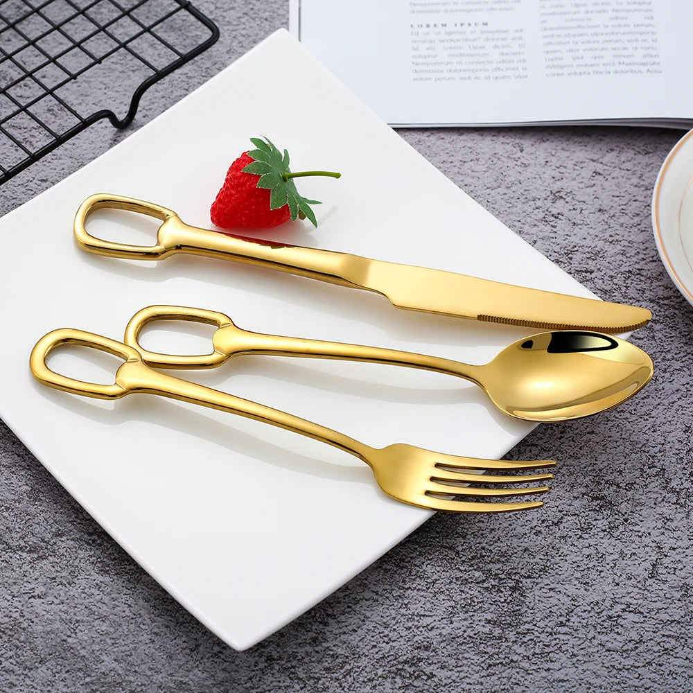 Cutlery Dinnerware Handle Hangable