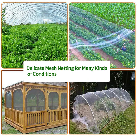 Plant Vegetables Insect Protection Net Garden Fruit Tree Care Covers Flowers Protective Net Greenhouse Pest Control Anti-Bird