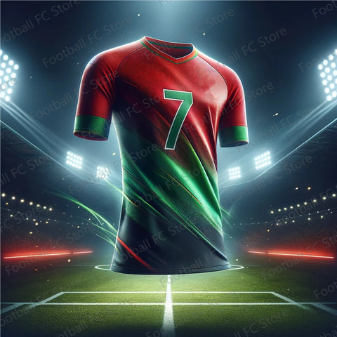 CHATGPT-Soccer Jersey for Kids and Adults, Special Ronaldo 7, Summer Tee, Intelligent Design Edition, New Kit, 2022