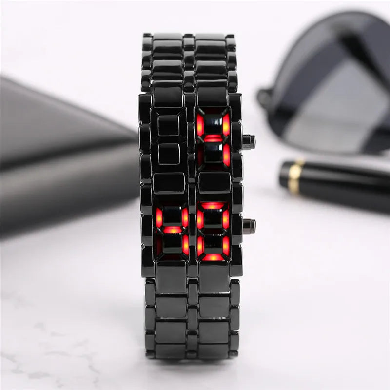 Led Waterproof Trendy Men's Watch