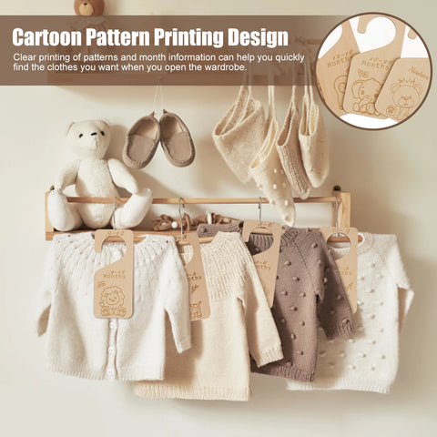 Double-Sided Baby Clothing Dividers from Newborn