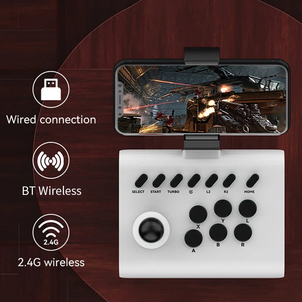 Wireless Bluetooth Wired Arcade Game Stick