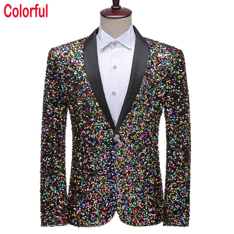 Glitter Blazer Men