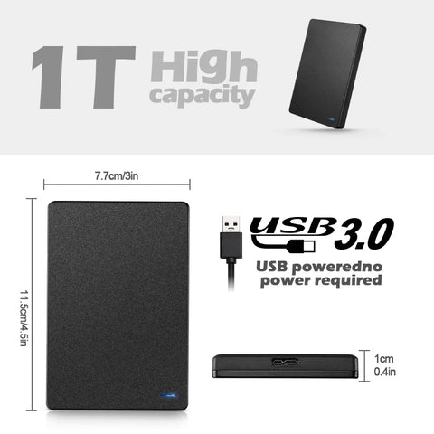 Portable HD External Hard Drive