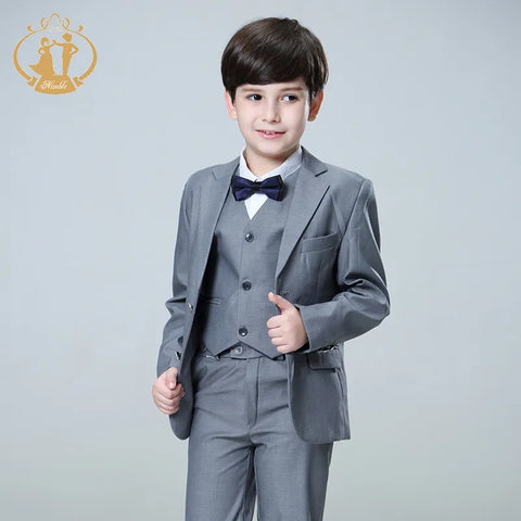 Formal Boy Suit for Weddings Children Party Host Costume