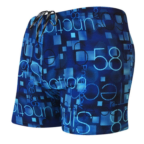 Men's Colorful Print Quick Dry Swimwear Men Trunks Swim Shorts  Slim Fit Swimming Trunks for Beach Surf Beachwear