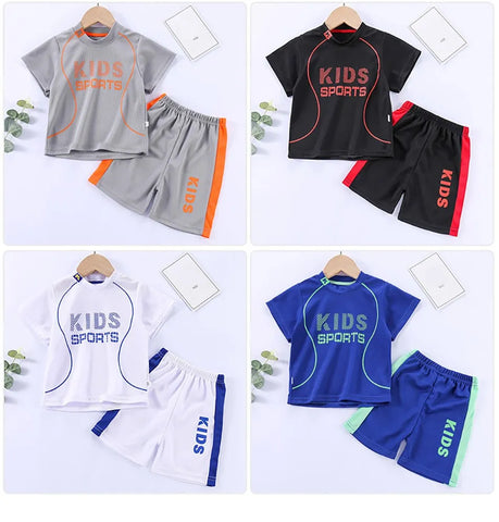 Clothing Set Boy Girl Jersey Quick Drying