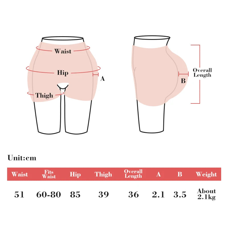 KUMIHO Silicone Fake Asses Padded Hip Butt Lifter Pantys Open Crotch Pant Butt Enhancer Big Ass Silicon Shaper Underwear