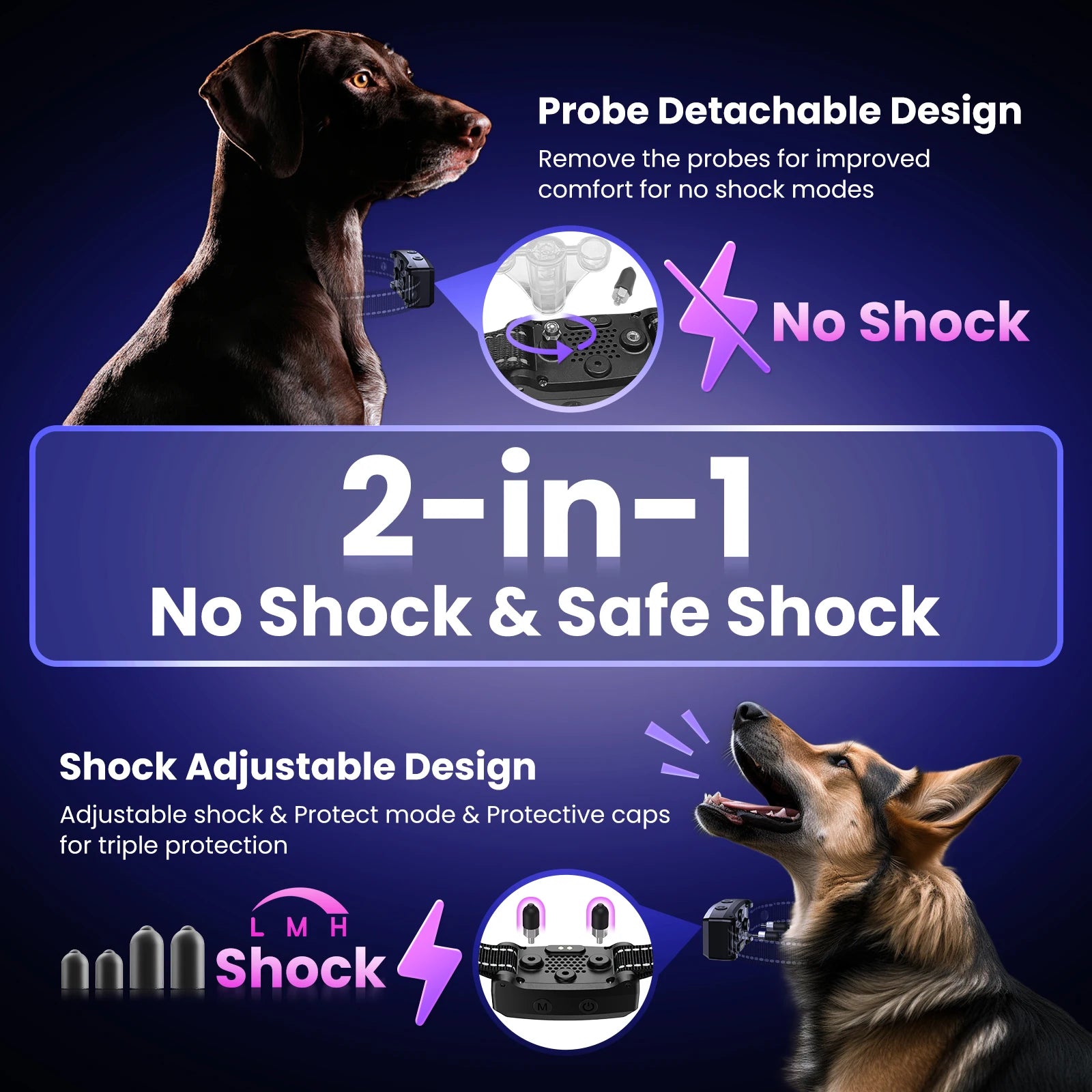 2 In 1 No Shock and Safe