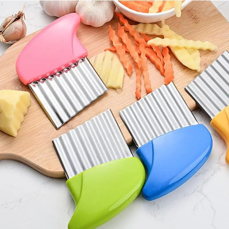 Creative Potato Chip Slicer Cutter Vegetable Fruit Corrugated