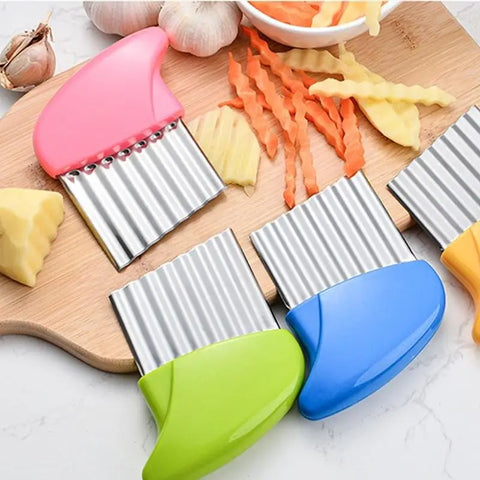 Creative Potato Chip Slicer Cutter Vegetable Fruit Corrugated