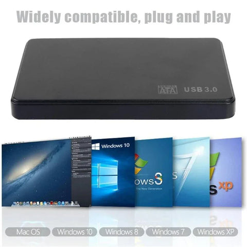 USB 3.0 SATA Enclosure External Hard Drive Case 2.5" 2.5 Inch Caddy HDD SSD External Storage Black wholesale