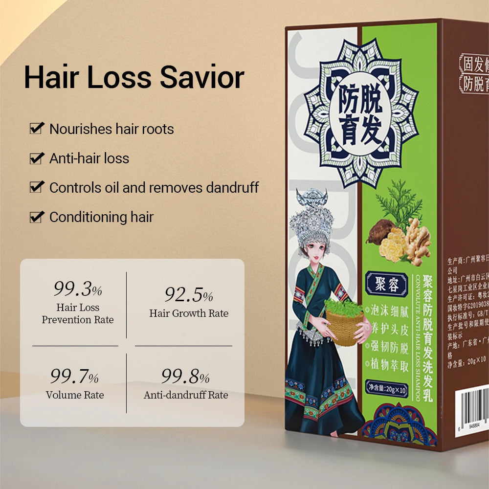 Ginger Plant Extract Anti-Hair Loss Hair Shampoo