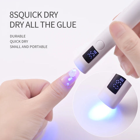 Drying Light Handheld Manicure Lamp For Gel Varnish Tools