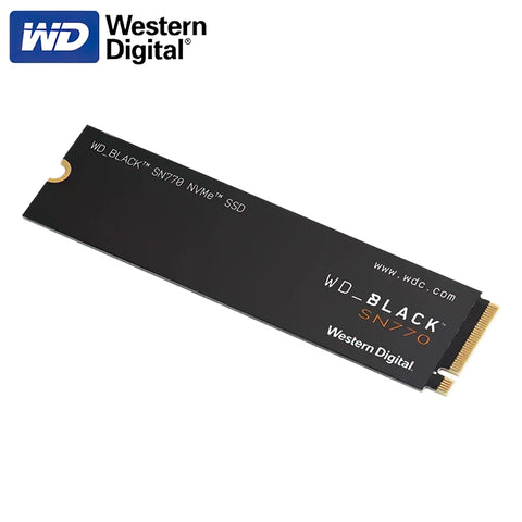 Western Digital WD BLACK SN770 NVMe SSD 2TB 1TB 500GB 250GB Internal Gaming Solid State Drive Gen4 PCIe M.2 2280 up to 5150 MB/s