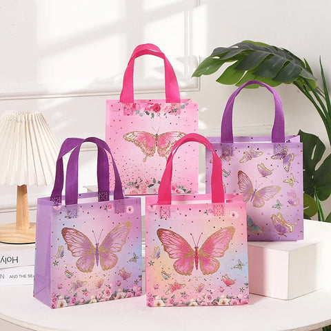 Butterfly Gifts Bag Kraft Paper Cupcake Packaging