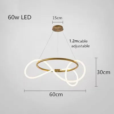 Nordic Led Long Hose Chandelier for Table Dining Room Kitchen Bar Minimalist Pendant Lamp Home Decor Lighting Lusters Luminaires