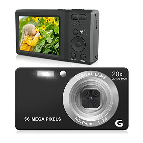 4K HD Digital Camera for Photography and Video Autofocus Anti-Shake 56MP Compact Vlogging Camera 3 Inch Self Timer Video Camera