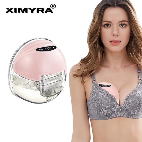 XIMYRA S21 Portable Breast Pump Wearable Breast Pumps Hands-Free Milk Extractor Wireless  Automatic Milker Accessories BPA Free