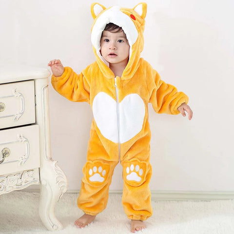 Newborn Baby Boy Clothing Animal Cartoon Jumpsuits