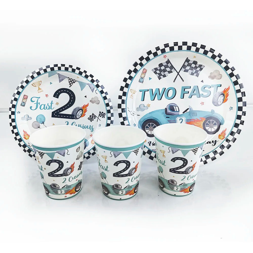 Racing Car Disposable Tableware