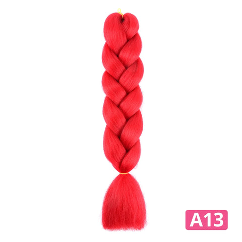 Colorful Hair for Braids Synthetic Braiding Hair Extensions for Girls Jumbo Braid Hair for Crochet Box Expression Braiding Hair