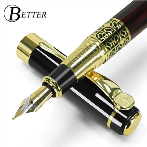 Metal Fountain Pens Retro Ink High Quality For Business