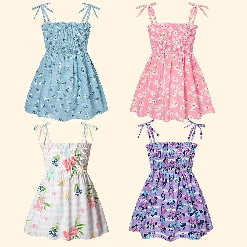 Children Girl Dress Summer Elegant Sling Princess Dresses