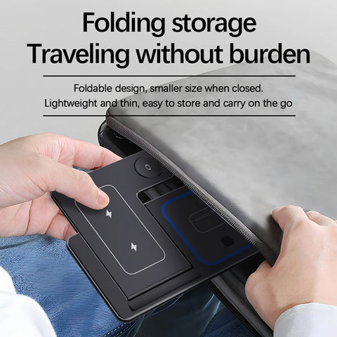 3 in 1 Foldable Charging Station For iPhone 15 Airpods Pro