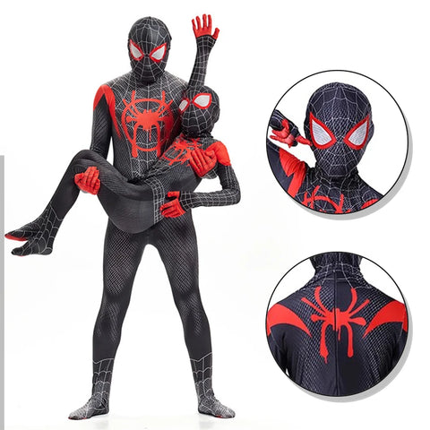 spider man Miles Morales cosplay bodysuit jumpsuit