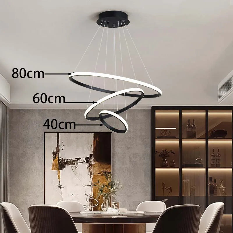 Modern ceiling chandelier, living room, bedroom, lobby, dining room, LED ceiling light, home decoration, intelligent chandelier