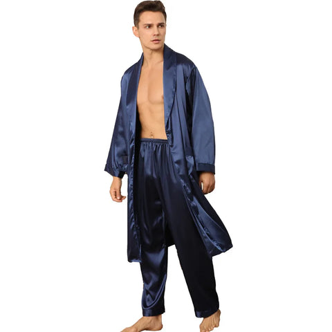 Robe Pants Pajama Set