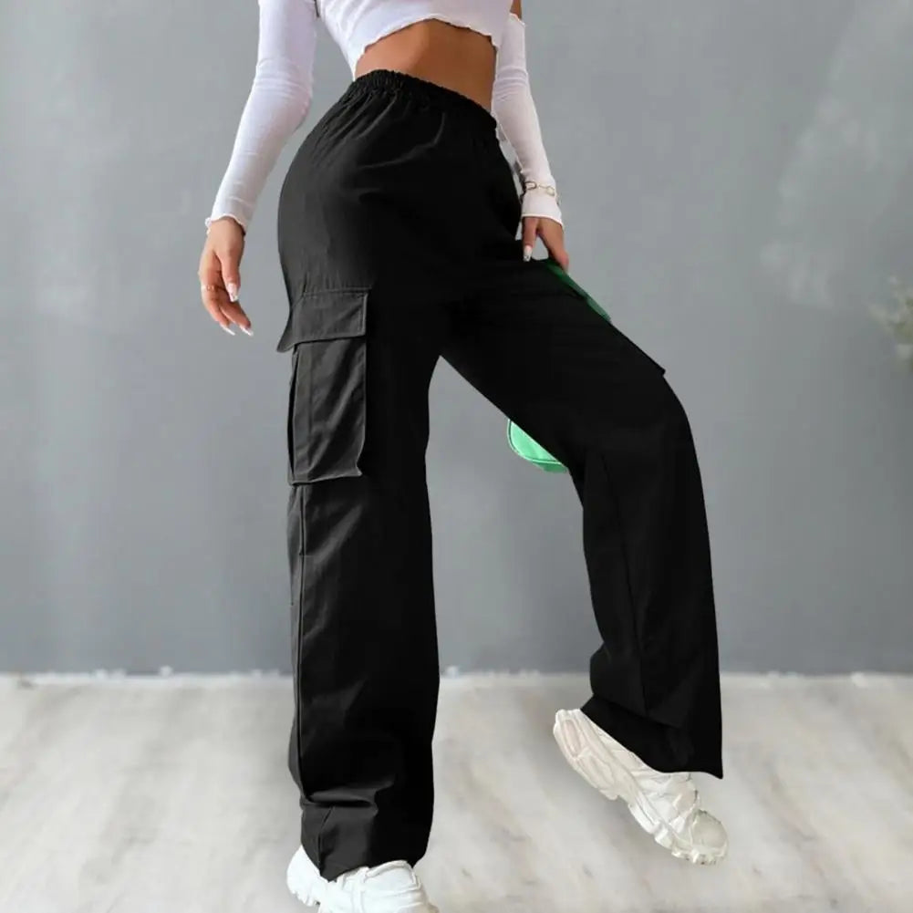 Women Cargo Trousers Korean Streetwear