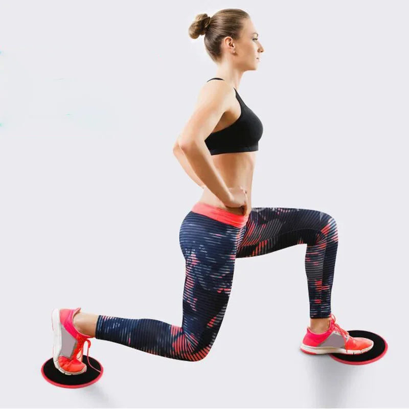 2pcs Fitness Core Sliders Yoga Waistline Booty Training  Exercise Gliding Discs Workout Accessories Abdominal Sports Equipment