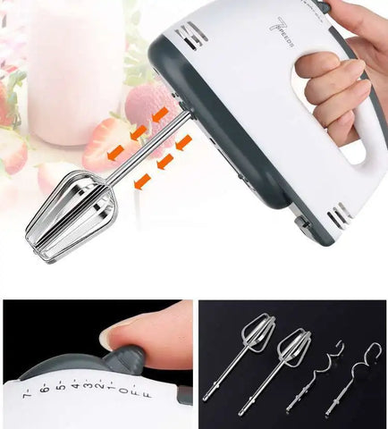 7-Speeds Electric Mixer Egg Beater handheld Food Mixers