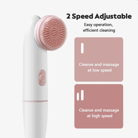 2 in 1 Face Brush Cleaning Electric