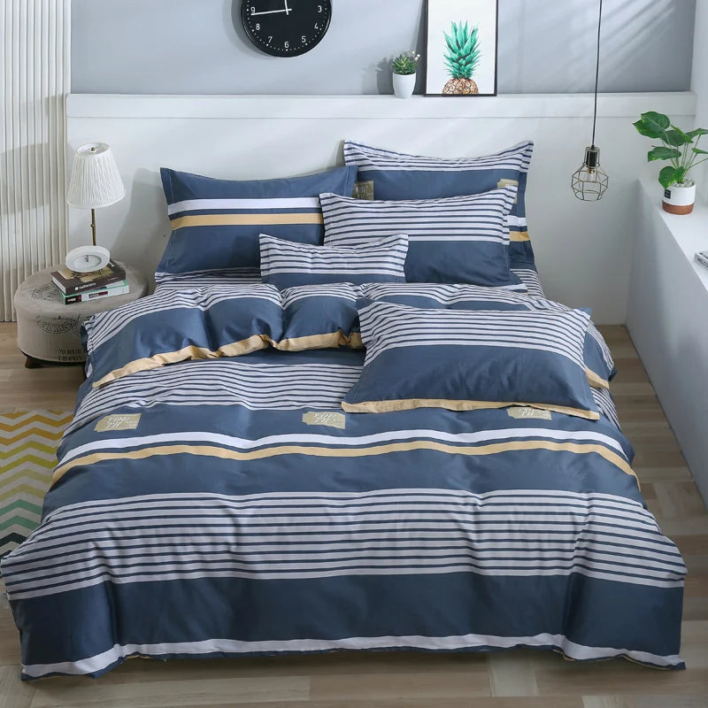 100% Pure Cotton 3PC Down Duvet Cover Set