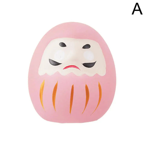 Japanese Ceramic Daruma Doll Crafts Lucky Charm Fortune Ornament Landscape Home Decor Accessories Gifts Living Room Decoration