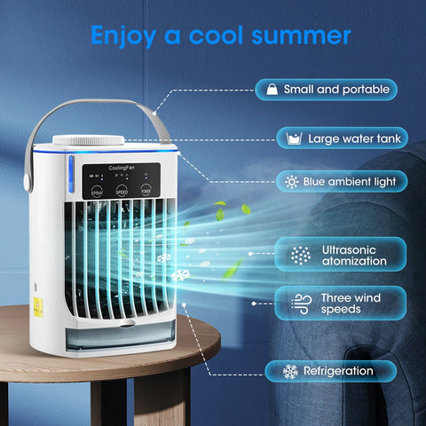 Portable Mini Air Conditioner Air Cooler Home Cooling Appliances