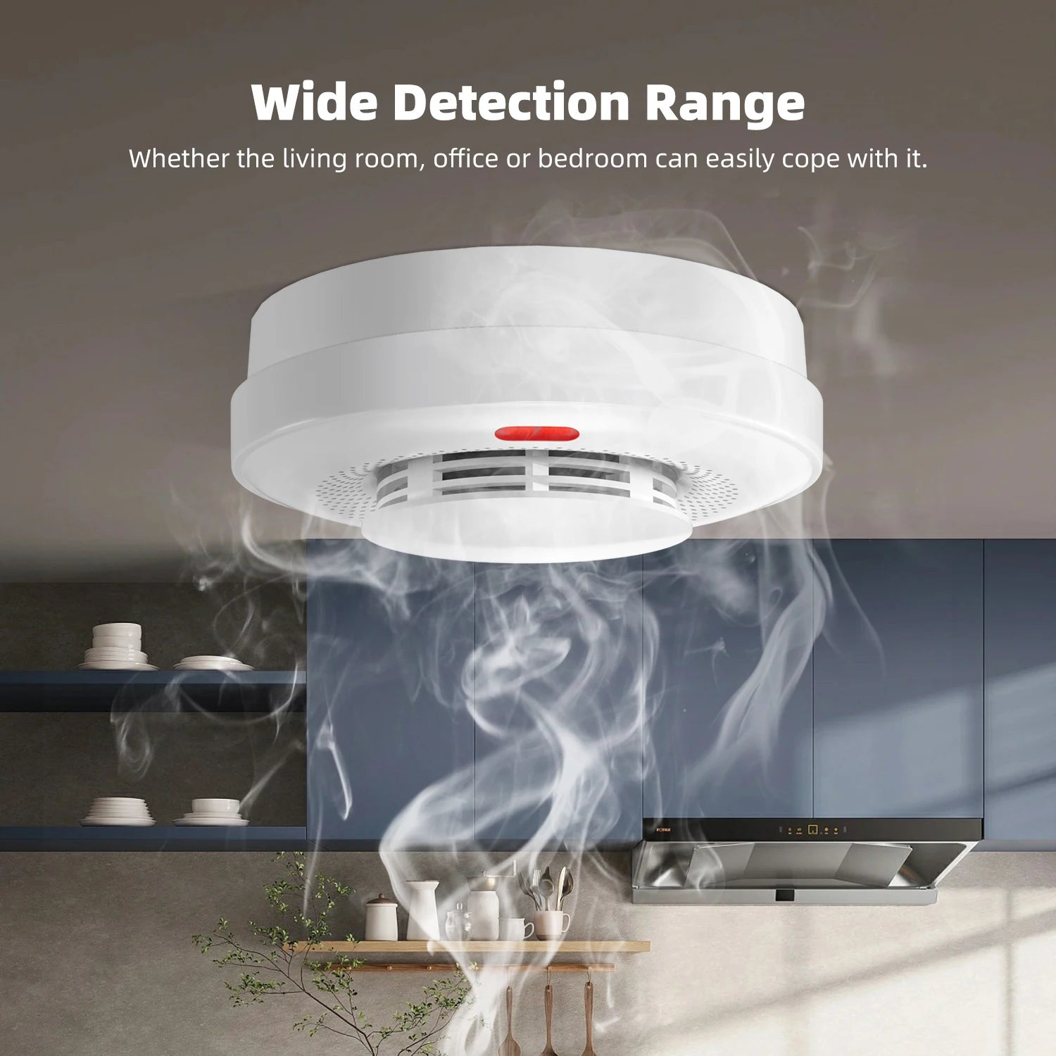 Wireless Fire Protection Smoke Alarm Sensor