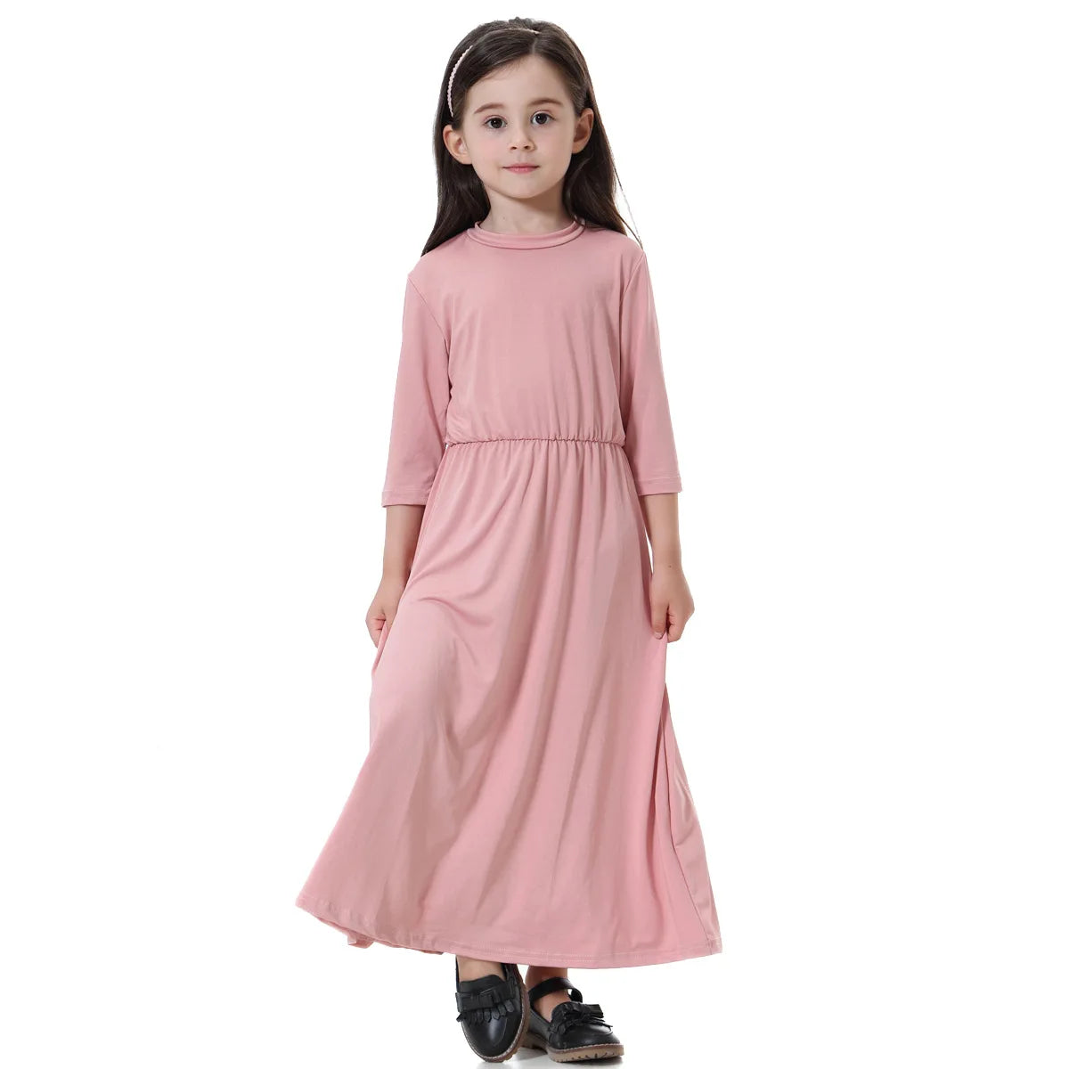 Morocco Arab Vestidos Children Girl Abaya