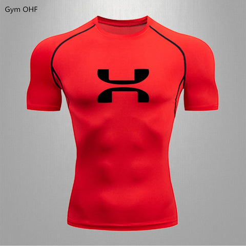 Shirts Gym Jerseys Fitness Running T-Shirt Men's Breathable Sportswear