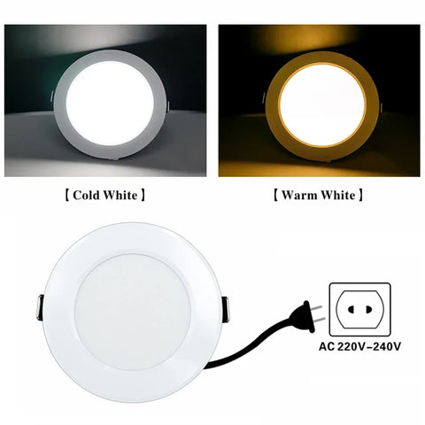 Round Panel Light Spotlight Indoor Lighting