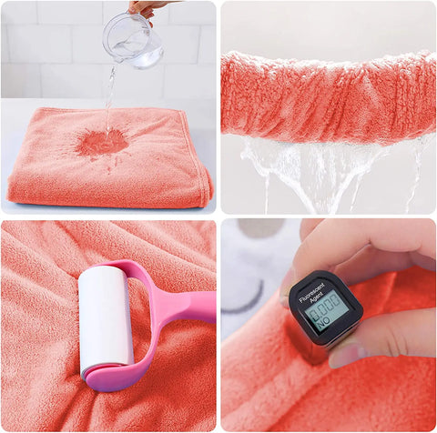 Baby Cloak Bath Towel Coral Fleece Hooded Ultra Soft Skin-friendly Highly Absorbent Baby Bathrobe Shower Towel Baby Wrap Blanket