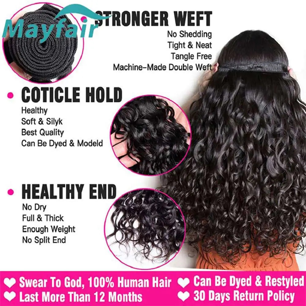 100% Unprocessed Malaysian Remy Human Hair