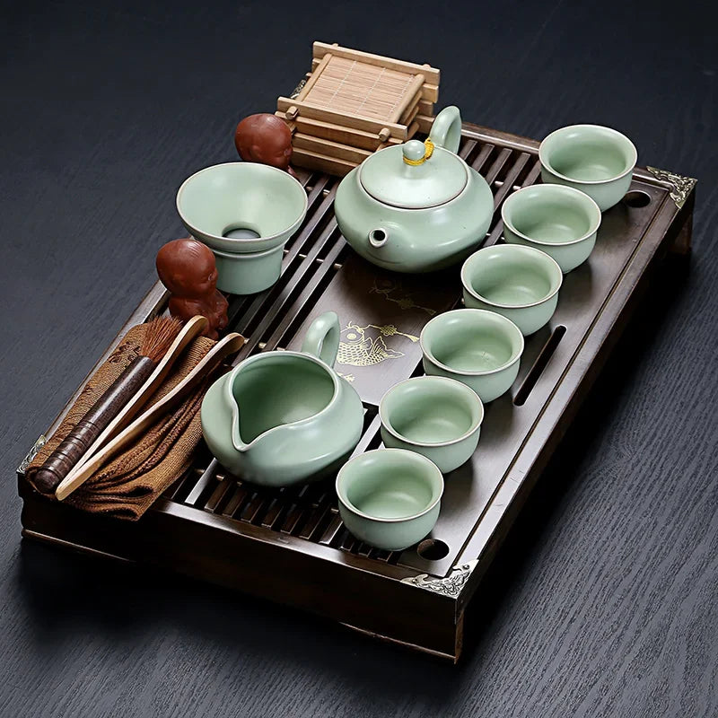 Vintage Simple Kung Fu Luxury Tea Set