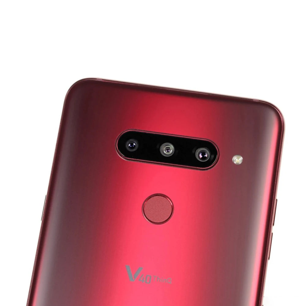 Original LG V40 ThinQ 4G LTE Mobile Phone 6.4'' 6GB RAM 64GB/128GB ROM 16MP Single/Dual SIM Fingerprint V405UA V405EBW CellPhone